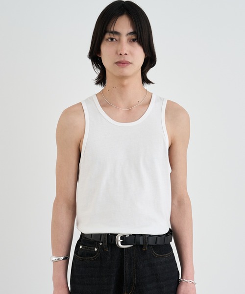SINSS（シンス）の「Slim fit tank top / スリムフィットタンクトップ（タンクトップ・メンズ・ブラック/ホワイト・LARGE/MEDIUM/SMALL）」の15枚目の写真