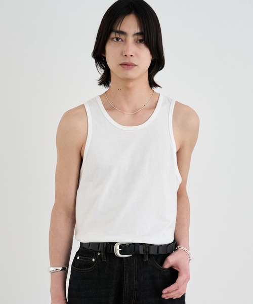 SINSS（シンス）の「Slim fit tank top / スリムフィットタンクトップ（タンクトップ・メンズ・ブラック/ホワイト・LARGE/MEDIUM/SMALL）」の17枚目の写真