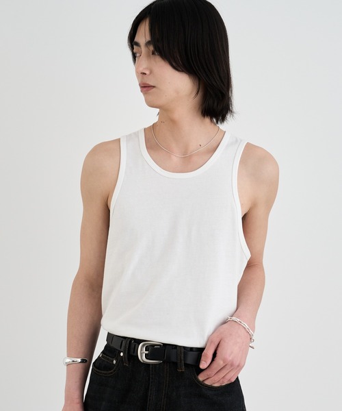 SINSS（シンス）の「Slim fit tank top / スリムフィットタンクトップ（タンクトップ・メンズ・ブラック/ホワイト・LARGE/MEDIUM/SMALL）」の18枚目の写真