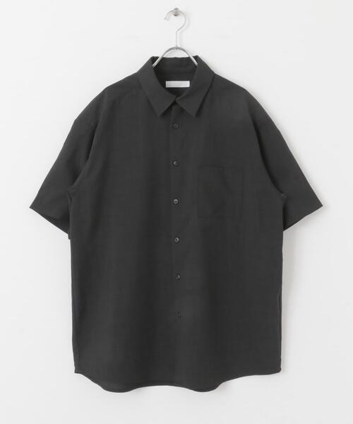 SENSE OF PLACE by URBAN RESEARCH（センスオブプレイスバイアーバンリサーチ）の「クイックドライレギュラーカラーS/Sシャツ（シャツ/ブラウス・メンズ・ライトベージュ/ブルー/カーキ/ブラック・MEDIUM/LARGE）」の12枚目の写真