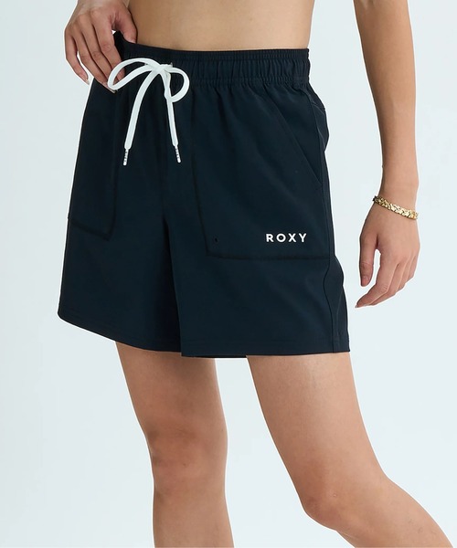 ROXY(ロキシー)の「COASTLINE /ロキシーボードショーツ(水着)(水着・レディース・ベージュ/ブラック・SMALL/MEDIUM/LARGE)」の2枚目の写真