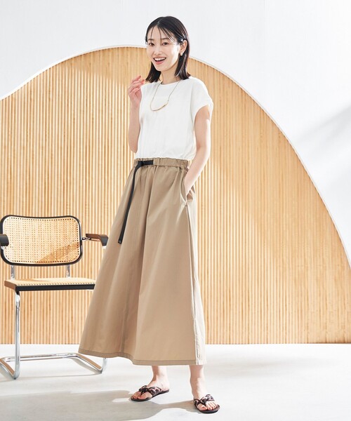 coen(コーエン)の「【C.mt】ドッキングワンピース(ワンピース・レディース・ブラック/ベージュ/オリーブ・L/M)」の2枚目の写真