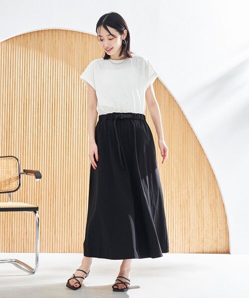 coen(コーエン)の「【C.mt】ドッキングワンピース(ワンピース・レディース・ブラック/ベージュ/オリーブ・L/M)」の11枚目の写真