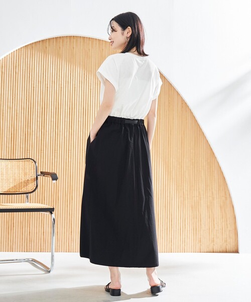 coen(コーエン)の「【C.mt】ドッキングワンピース(ワンピース・レディース・ブラック/ベージュ/オリーブ・L/M)」の8枚目の写真