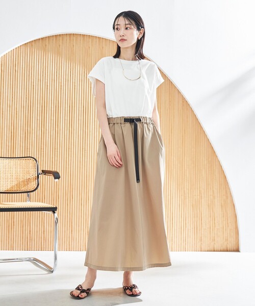 coen(コーエン)の「【C.mt】ドッキングワンピース(ワンピース・レディース・ブラック/ベージュ/オリーブ・L/M)」の4枚目の写真