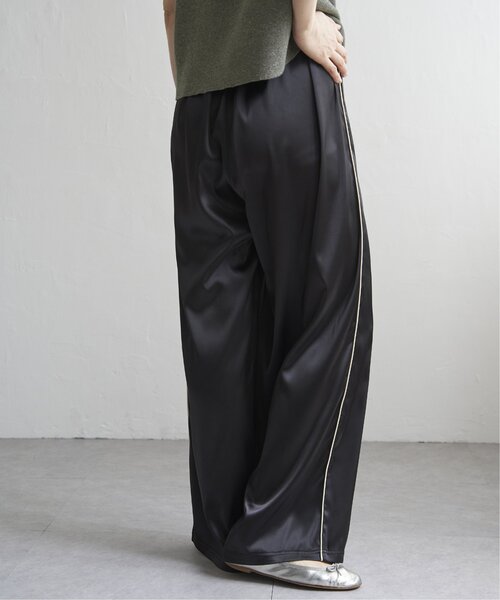 VENCEEXCHANGE（ヴァンスエクスチェンジ）の「サテンサイドラインパンツ（その他パンツ・レディース・グレー/ブラック/アイボリー/ピンク・FREE）」の7枚目の写真