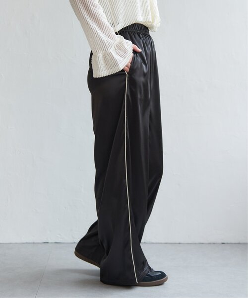 VENCEEXCHANGE（ヴァンスエクスチェンジ）の「サテンサイドラインパンツ（その他パンツ・レディース・グレー/ブラック/アイボリー/ピンク・FREE）」の3枚目の写真