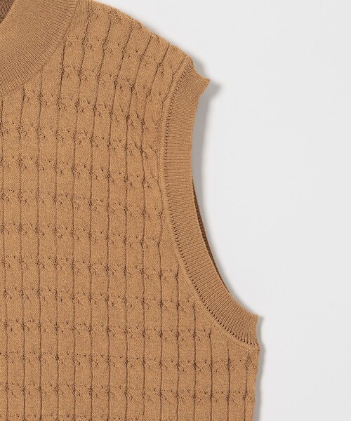 ＜Steven Alan＞ケーブル ハイネック ノースリーブ ニット セール】＜Steven Alan＞ケーブル ハイネック ノースリーブ