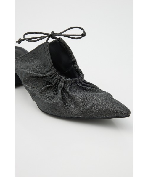 THROW by SLY（スローバイスライ）の「THROW GATHER HOLE MULE ギャザー ホール ミュール（サンダル・レディース・ゴールド/ブラック・SMALL/MEDIUM/LARGE）」の17枚目の写真