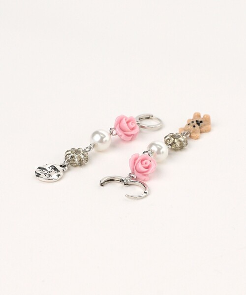 Ray BEAMS(レイビームス)の「LOTUS PINK / wish roses ピアス(ピアス(両耳用)・レディース・シルバー/ゴールド・ONE SIZE)」の3枚目の写真