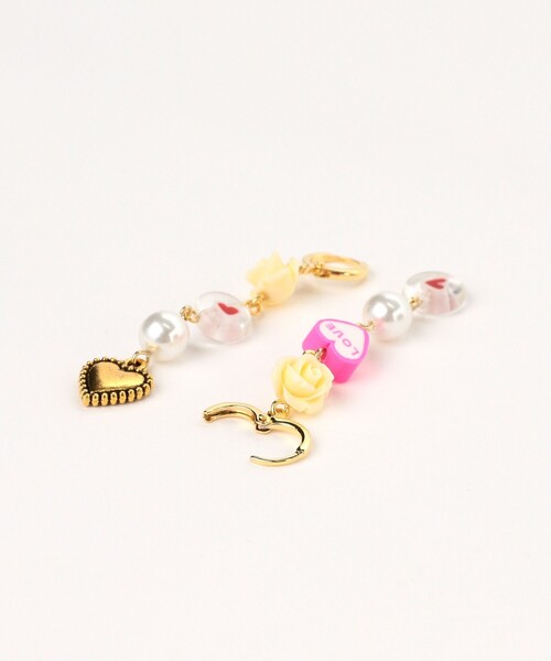 Ray BEAMS(レイビームス)の「LOTUS PINK / wish roses ピアス(ピアス(両耳用)・レディース・シルバー/ゴールド・ONE SIZE)」の4枚目の写真