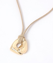 GLOBAL WORK | フェイクスエードパーツロングネックレス/493222(ネックレス)