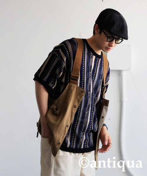 antiqua(アンティカ)の「クージーシアーニット(ニット/セーター・レディース・ブラックミックス・ONESIZE)」の18枚目の写真