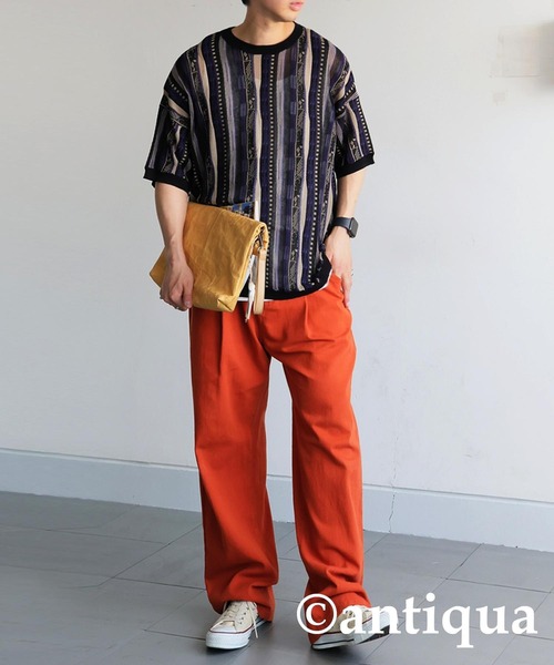 antiqua(アンティカ)の「クージーシアーニット(ニット/セーター・レディース・ブラックミックス・ONESIZE)」の21枚目の写真