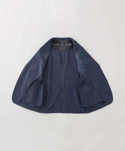 BLACK LABEL CRESTBRIDGE（ブラックレーベル・クレストブリッジ）の「ドットエア2WAYストレッチサッカージャケット（テーラードジャケット・メンズ・ブルー/ブラック・S/L/M/XL）」の15枚目の写真