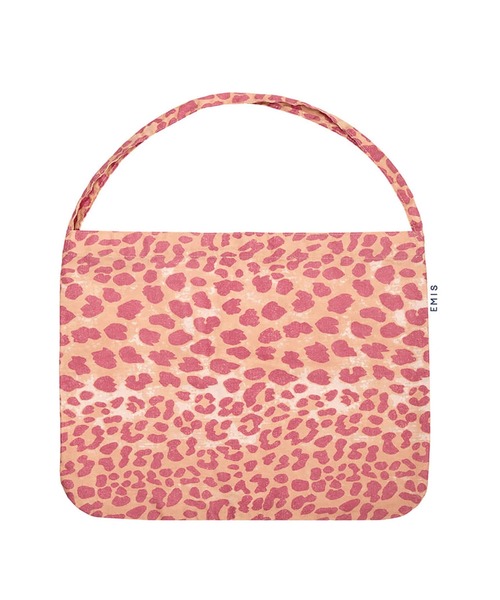 人気 ★EMIS★ COTTON LEOPARD ECO BAG COTTON LEOPARD ECO BAG-BROWN - EMIS
