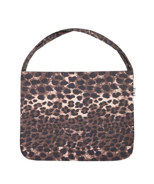 EMIS（イミス）の「COTTON LEOPARD ECO BAG（エコバッグ/サブバッグ・レディース・グレー/ブラウン/ピンク・FREE）」の4枚目の写真