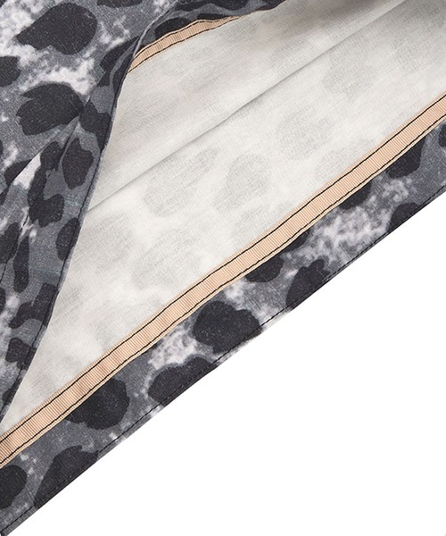 EMIS（イミス）の「COTTON LEOPARD ECO BAG（エコバッグ/サブバッグ・レディース・グレー/ブラウン/ピンク・FREE）」の10枚目の写真