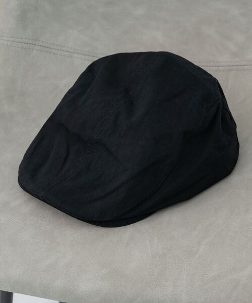 casita(RETRO GIRL)（カシータ）の「ハンチング帽子（ハット・レディース・ブラック/ベージュ・ONE SIZE）」の4枚目の写真