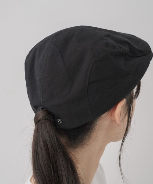 casita(RETRO GIRL)（カシータ）の「ハンチング帽子（ハット・レディース・ブラック/ベージュ・ONE SIZE）」の7枚目の写真