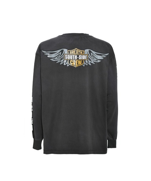 BREATH(ブレス)の「SOUTH SIDE MOTOR LS TEE(Tシャツ/カットソー・メンズ・スミクロ・MEDIUM/LARGE/X-LARGE/XX-LARGE)」の3枚目の写真
