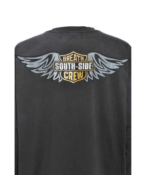 BREATH(ブレス)の「SOUTH SIDE MOTOR LS TEE(Tシャツ/カットソー・メンズ・スミクロ・MEDIUM/LARGE/X-LARGE/XX-LARGE)」の6枚目の写真
