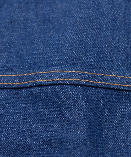 Wrangler（ラングラー）の「［Wrangler ラングラー］UNLINED DENIM VEST IN PREWASHED デニムジレベスト（ベスト・メンズ・インディゴブルー・S/M/L/XL）」の8枚目の写真