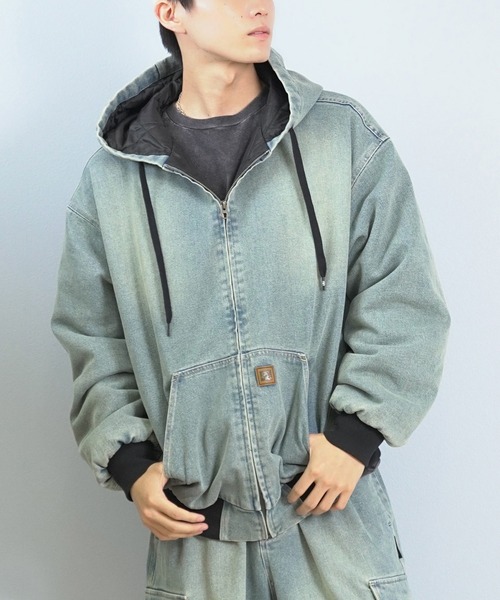 DC/ディーシー 25 PADDED HOOD JACKET デニム フードジャケット