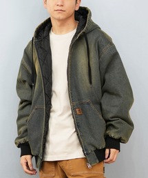 DC（ディーシー）の「DC/ディーシー 25 PADDED HOOD JACKET デニム フードジャケット DJK254027（ブルゾン）」