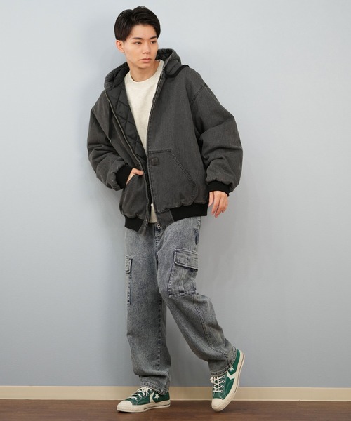 DC/ディーシー 25 PADDED HOOD JACKET デニム フードジャケット