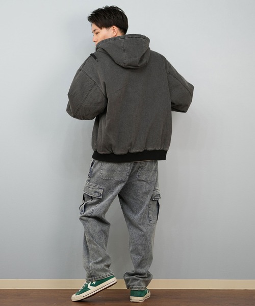 DC/ディーシー 25 PADDED HOOD JACKET デニム フードジャケット