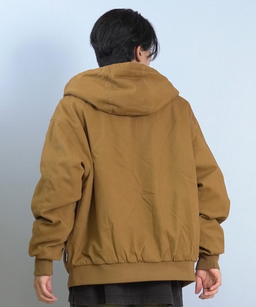 DC（ディーシー）の「DC/ディーシー 25 PADDED HOOD JACKET デニム フードジャケット DJK254027（ブルゾン・メンズ・ブラウン/ブラック系その他/ダークインディゴブルー/ライトインディゴブルー・XL/L/M）」の13枚目の写真