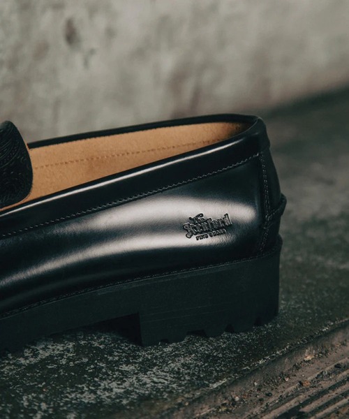 The Kenford Fineshoes(ケンフォードファインシューズ)の「TANK SOLE LOAFERS BLACK PAISLEY(ローファー・メンズ・ブラック・25/25.5/26/26.5)」の3枚目の写真