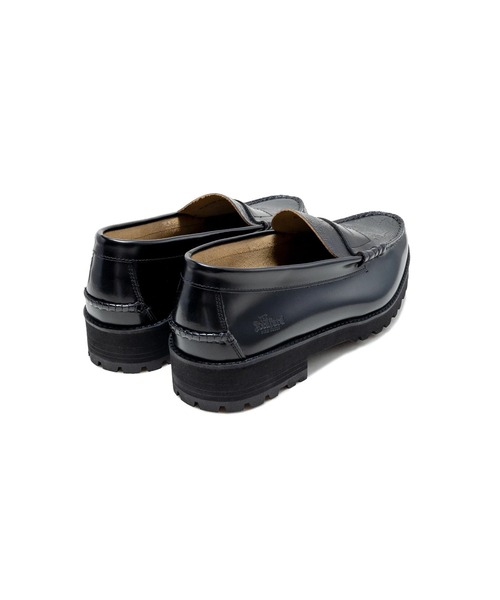 The Kenford Fineshoes(ケンフォードファインシューズ)の「TANK SOLE LOAFERS BLACK PAISLEY(ローファー・メンズ・ブラック・25/25.5/26/26.5)」の6枚目の写真