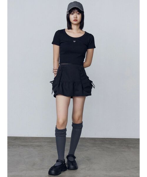 EMODA(エモダ)の「メッシュコンビバルキーシューズ(スニーカー・レディース・ブラック/グレー・SMALL/MEDIUM/LARGE)」の16枚目の写真