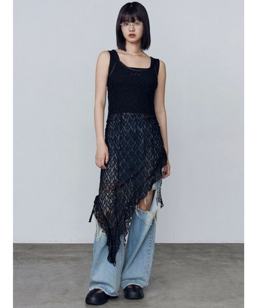 EMODA(エモダ)の「メッシュコンビバルキーシューズ(スニーカー・レディース・ブラック/グレー・SMALL/MEDIUM/LARGE)」の17枚目の写真