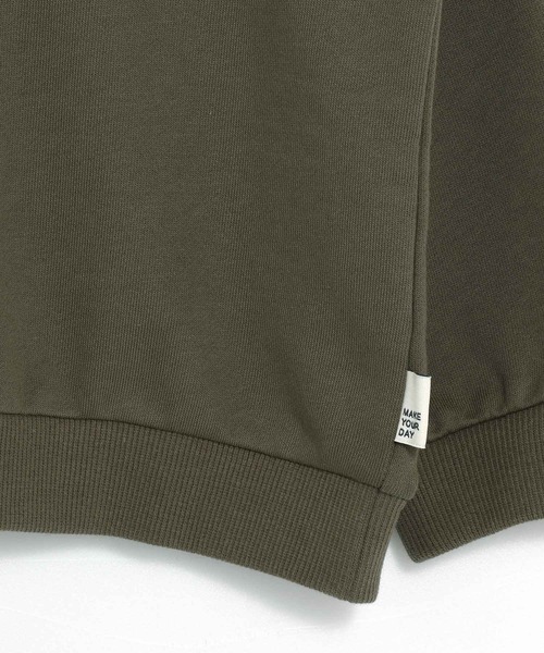 MAKE YOUR DAY（メイクユアデイ）の「トラ刺繍ファミリー裏毛トレーナー■80～140cm（スウェット・キッズ・カーキ/ブラック・120/130/110/100/90/80/140）」の19枚目の写真