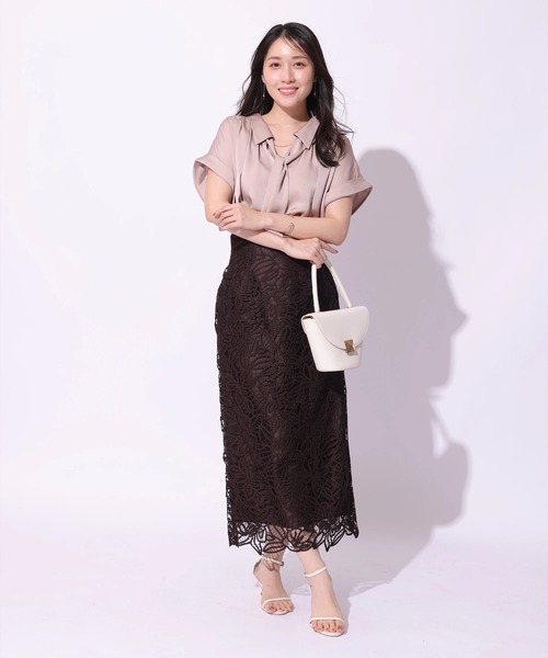 コードレースタイトスカート（スカート）｜Apuweiser-riche