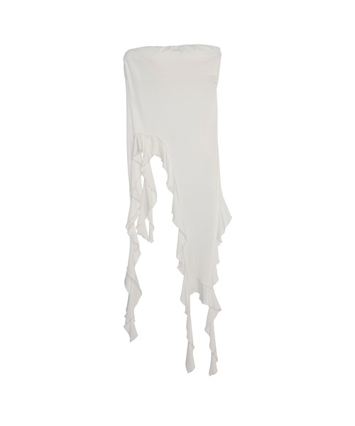 tシャツ 「Nora Lily」「elle」Ruffle Edge Swan Drape Top レディース セール】【Nora Lily】「elle」Ruffle Edge Swan Drape Top（T