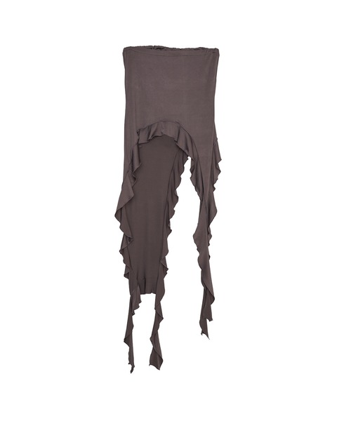 tシャツ 「Nora Lily」「elle」Ruffle Edge Swan Drape Top レディース セール】【Nora Lily】「elle」Ruffle Edge Swan Drape Top（T