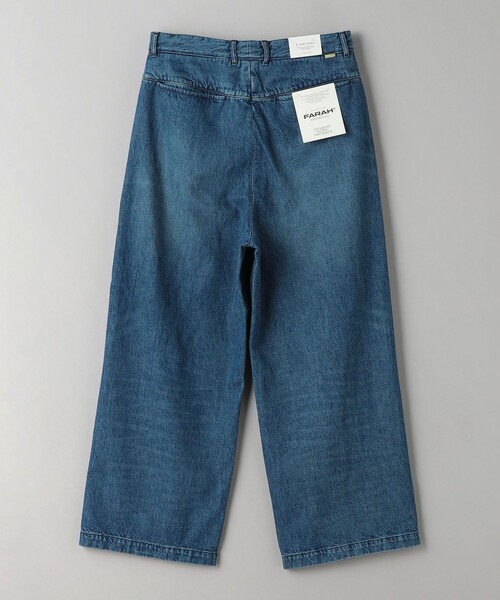 セール】＜FARAH＞ マキシマム ワイド ストレート デニムパンツ