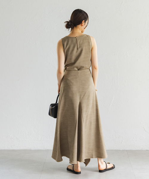 追加》フリンジヘムレイヤードワンピース（ワンピース）｜NOBLE