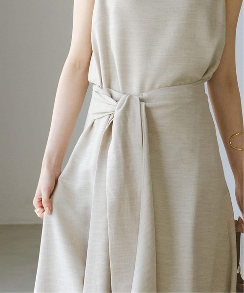 追加》フリンジヘムレイヤードワンピース（ワンピース）｜NOBLE