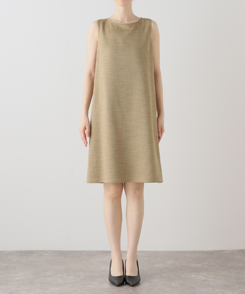 NOBLE フリンジヘムレイヤードワンピース ノーブル NOBLE 《追加予約》フリンジヘムレイヤードワンピース