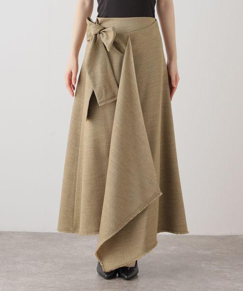 追加》フリンジヘムレイヤードワンピース（ワンピース）｜NOBLE