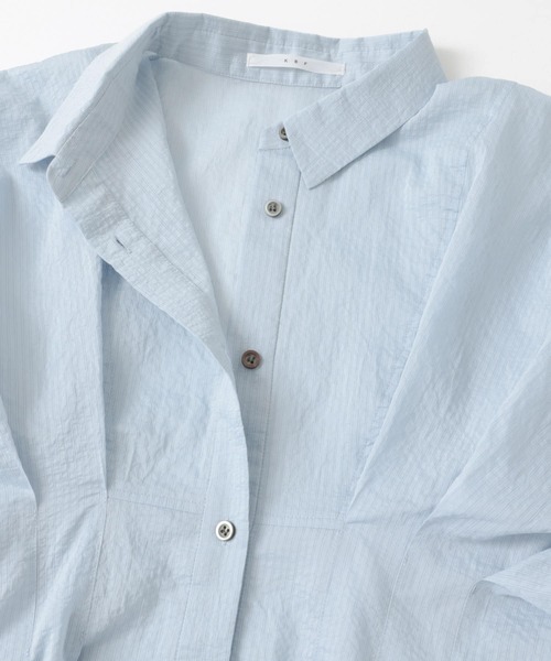 KBF（ケイビーエフ）の「ウエストタックシアーストライプミニワンピース（ワンピース・レディース・ホワイト系その他/ブルー系その他/グレー系その他・ONE）」の17枚目の写真