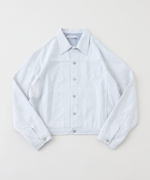 POST ARCHIVE FACTION(ポストアーカイブファンクション)の「POST ARCHIVE FACTION / ポストアーカイブファッション 8.0 DENIM JACKET(その他アウター・メンズ・ライトグレー・LARGE/MEDIUM)」の1枚目の写真