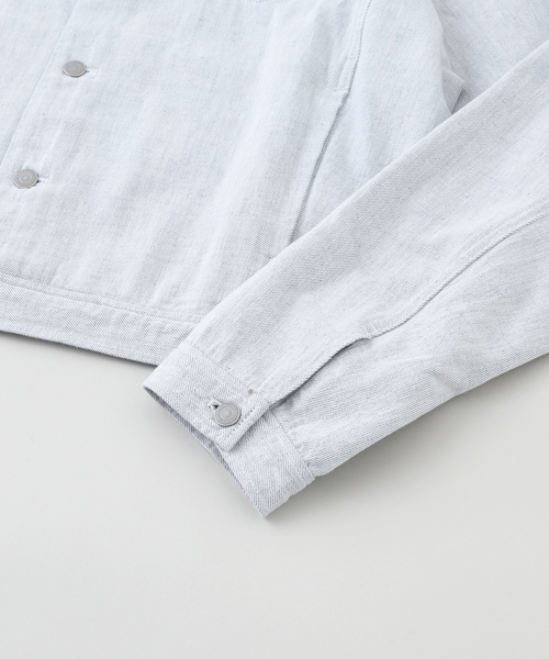 POST ARCHIVE FACTION(ポストアーカイブファンクション)の「POST ARCHIVE FACTION / ポストアーカイブファッション 8.0 DENIM JACKET(その他アウター・メンズ・ライトグレー・LARGE/MEDIUM)」の5枚目の写真