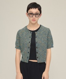 【eL】5G Melange Cardigan SS/491045