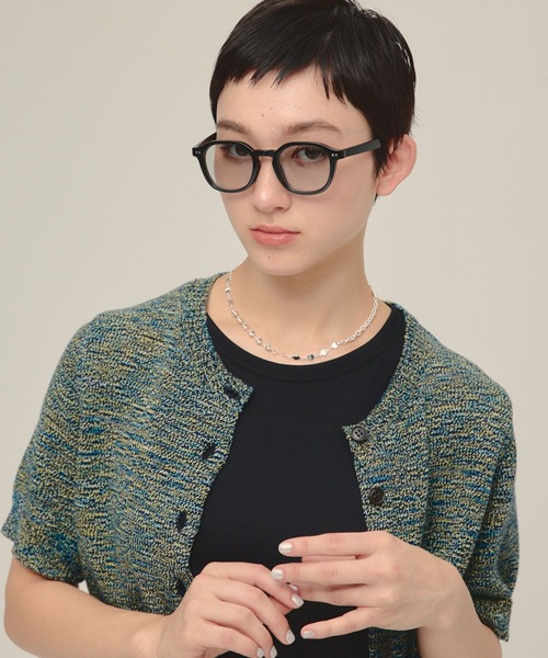 eL】5G Melange Cardigan SS/491045（カーディガン/ボレロ）｜eL